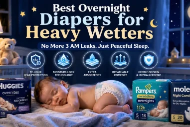 Best Overnight Diapers for Heavy Wetter : No More 3 AM Leaks